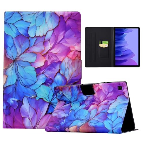 AsWant Hülle Samsung Galaxy Tab A7 2020 T500/T505 - PU Leder Flip Case Cover Magnetisch Ständer Tasche Tablet Schutzhülle für Samsung Tab A7 (Blütenblatt) von AsWant