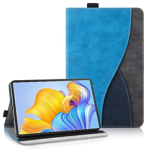 AsWant Hülle für Honor Pad 8 12-Zoll 2022 - Ultradünne Business Tricolor Tablette mit Portemonnaie und Standfunktion Schutzhülle Kompatibel mit Honor Pad 8 (Blau) von AsWant
