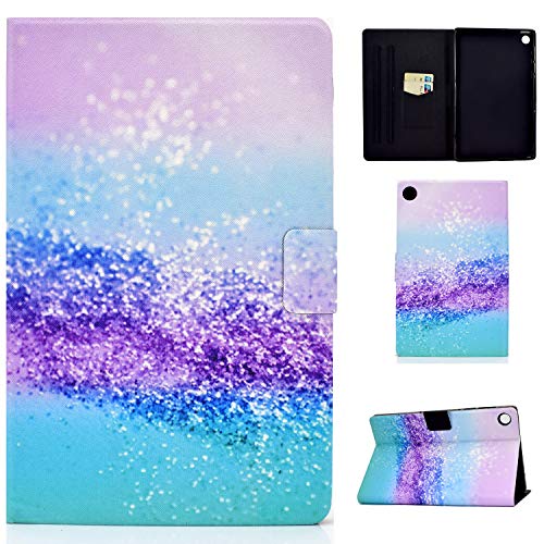 Aswant Huawei Matepad T10/Matepad T10s Hülle PU Leder Brieftasche Etui Case Flip Stand Magnetisch Tablet Schutzhülle für Huawei Matepad T 10 9.7 Zoll/Huawei Matepad T 10s 10.1 Zoll Schöner Sand von AsWant