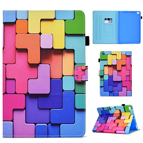 Aswant-Ipad 9.7 2017/2018 5/6 Genaration Lettenhülle, PU-Lederhalterungs Funktion mit Magnetischen Schlössern, Ausgestattet mit Haltbaren Stiftbändern für iPad Air 2/iPad Air,Rechteck von AsWant