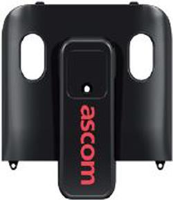 ASCOM Cover Rückseite mit Gürtelclip passend für Myco 3 Smartphones - in schwarz (660585) von Ascom