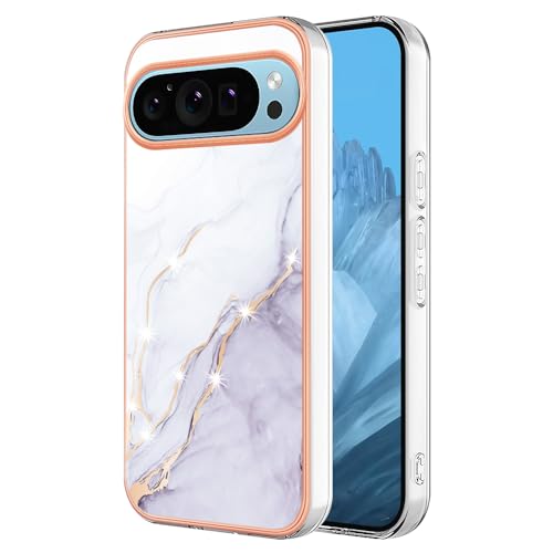 Asdsinfor Kompatibel mit Google Pixel 9A, TPU-Soft-Hülle, dünn, niedlich, für Männer und Frauen, Mädchen, Silikon, stoßfest, flexibel, Stoßfänger, Schutzhülle für Google Pixel 9A, Marmorweiß, YB IMD Asdsinfor Kompatibel mit Google Pixel 9A, TPU-Soft-Hülle, dünn, niedlich, für Männer und Frauen, Mädchen, Silikon, stoßfest, flexibel, Stoßfänger, Schutzhülle für Google Pixel 9A, Marmorweiß, YB IMD von Asdsinfor