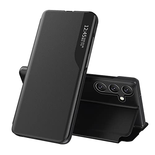 Asdsinfor QH2 Schutzhülle für Samsung Galaxy A35 5G, Galaxy A35 5G, mit Ständer, Klapphülle, klares Sichtfenster, Leder, stoßfest, Schwarz Asdsinfor QH2 Schutzhülle für Samsung Galaxy A35 5G, Galaxy A35 5G, mit Ständer, Klapphülle, klares Sichtfenster, Leder, stoßfest, Schwarz von Asdsinfor