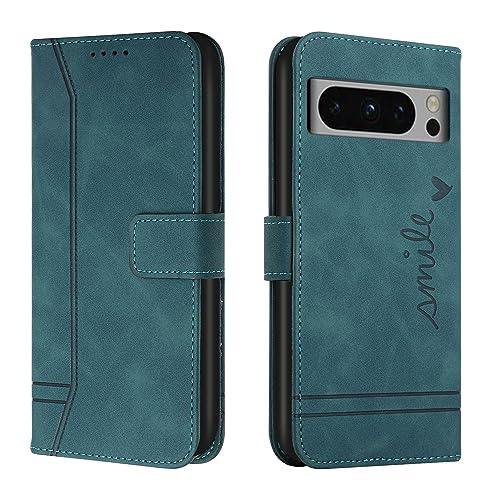 Asdsinfor Schutzhülle für Google Pixel 8 Pro, Brieftaschen-Hülle, Kreditkartenhalter, Ständer, stoßfest, Magnetschutz, für Herren und Damen, Dunkelgrün HX3 Asdsinfor Schutzhülle für Google Pixel 8 Pro, Brieftaschen-Hülle, Kreditkartenhalter, Ständer, stoßfest, Magnetschutz, für Herren und Damen, Dunkelgrün HX3 von Asdsinfor