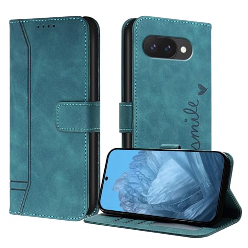Asdsinfor Schutzhülle für Google Pixel 9A, Kreditkartenhalter, Ständer, stoßfest, Klappverschluss, Magnetschutz, für Damen und Herren, kompatibel mit Google Pixel 9A, Dunkelgrün HX3 Asdsinfor Schutzhülle für Google Pixel 9A, Kreditkartenhalter, Ständer, stoßfest, Klappverschluss, Magnetschutz, für Damen und Herren, kompatibel mit Google Pixel 9A, Dunkelgrün HX3 von Asdsinfor