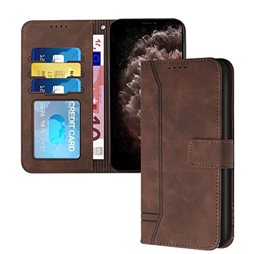 Asdsinfor Schutzhülle für OnePlus 9RT 5G, PU-Leder, Brieftaschenformat, Kreditkartenhalter, Ständer, stoßfest, Magnetschutz, für Herren und Damen, Braun HX3 Asdsinfor Schutzhülle für OnePlus 9RT 5G, PU-Leder, Brieftaschenformat, Kreditkartenhalter, Ständer, stoßfest, Magnetschutz, für Herren und Damen, Braun HX3 von Asdsinfor