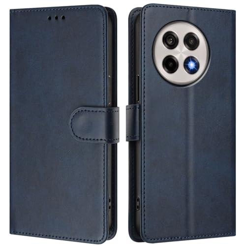 Asdsinfor Wallet Case für OnePlus 13R, [RFID-Blockierung] 3 Kartenhalter Ständer [Stoßfeste TPU-Innenhülle] PU Leder Magnetische Schutzhülle Klapphülle für OnePlus 13R, Blau YBW von Asdsinfor