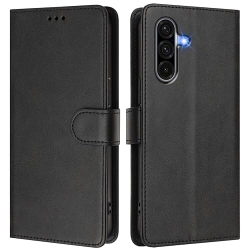 Asdsinfor Wallet Case für Samsung Galaxy A36 5G, [RFID-Blockierung] 3 Kartenhalter Ständer [Stoßfeste TPU-Innenhülle] PU Leder Magnetische Schutzhülle Flip Case für Galaxy A36 5G, Schwarz YBW von Asdsinfor