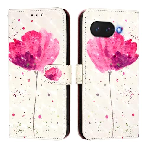 Asdsinfor YB-3D Schutzhülle für Google Pixel 9A, 3D-PU-Leder, mit Kartenhalter, Ständer, Handgelenkschlaufe, Magnetverschluss, stoßfest, Klappetui, kompatibel mit Google Pixel 9A, rosa Blume Asdsinfor YB-3D Schutzhülle für Google Pixel 9A, 3D-PU-Leder, mit Kartenhalter, Ständer, Handgelenkschlaufe, Magnetverschluss, stoßfest, Klappetui, kompatibel mit Google Pixel 9A, rosa Blume von Asdsinfor