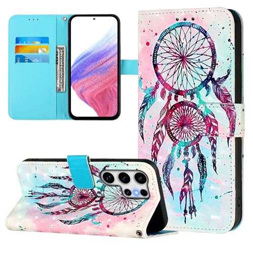 Asdsinfor YB-3D Schutzhülle für Samsung Galaxy S25 Ultra, 3D-Brieftaschen-Schutzhülle aus PU-Leder mit Kartenhalter, Standfunktion, Handgelenkschlaufe, Magnetverschluss, stoßfest, Flip-Cover für Asdsinfor YB-3D Schutzhülle für Samsung Galaxy S25 Ultra, 3D-Brieftaschen-Schutzhülle aus PU-Leder mit Kartenhalter, Standfunktion, Handgelenkschlaufe, Magnetverschluss, stoßfest, Flip-Cover für von Asdsinfor
