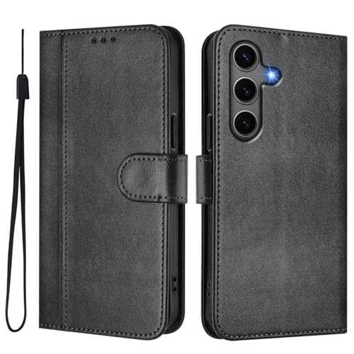 Asdsinfor YBXT Schutzhülle für Galaxy S25 Plus, 3 Kartenhalter, Ständer, stoßfeste TPU-Innenhülle, PU-Leder, Magnetverschluss, Schutzhülle, Klapphülle, kompatibel mit Galaxy S25 Plus, Schwarz Asdsinfor YBXT Schutzhülle für Galaxy S25 Plus, 3 Kartenhalter, Ständer, stoßfeste TPU-Innenhülle, PU-Leder, Magnetverschluss, Schutzhülle, Klapphülle, kompatibel mit Galaxy S25 Plus, Schwarz von Asdsinfor
