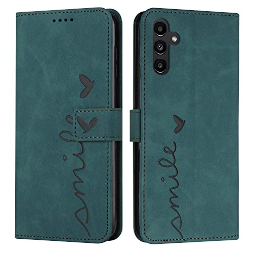 Asdsinfor YIX Schutzhülle für Samsung Galaxy A15 5G, PU-Leder, Klappetui, Kreditkartenhalter, Ständer, Magnetverschluss, Schutzhülle für Galaxy A15 5G, Dunkelgrün Asdsinfor YIX Schutzhülle für Samsung Galaxy A15 5G, PU-Leder, Klappetui, Kreditkartenhalter, Ständer, Magnetverschluss, Schutzhülle für Galaxy A15 5G, Dunkelgrün von Asdsinfor