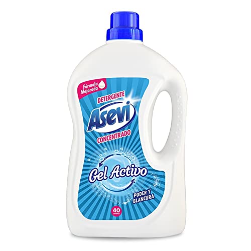 Asevi 23660 Active Gel Waschmittel, 42 Wäschen, Weiß von Asevi