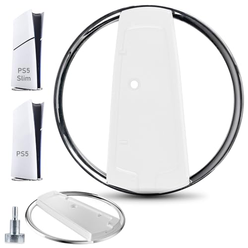 Asfrode PS5 Vertikaler Standfuß, Vertikaler PS5 Slim Standfuß für PS5 Slim Videospiele PS5 Konsole Disc Digital Edition Zubehör Ständer CD-ROM Edition Vertikal Standfuss PS5 Reguläre Modelle (Weiß) Asfrode PS5 Vertikaler Standfuß, Vertikaler PS5 Slim Standfuß für PS5 Slim Videospiele PS5 Konsole Disc Digital Edition Zubehör Ständer CD-ROM Edition Vertikal Standfuss PS5 Reguläre Modelle (Weiß) von Asfrode