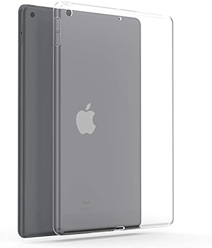 Asgens Hülle Für Neu iPad 7 iPad 8 iPad 9 10.2", Transparentes Stoßfestes Widerstandsfähig Flexibel Sanft TPU Tablette Computer Hülle Für Neu iPad 10.2 Zoll 7/8/9 2019/2020/2021 von Asgens