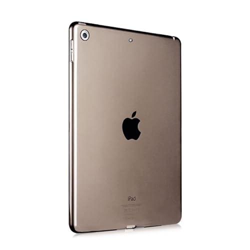 Asgens Schwarz Klar Hülle Für Neu iPad 7 iPad 8 iPad 9 10.2", Transparentes Stoßfestes Flexibel Sanft TPU Hülle Für Neu iPad 10.2 Zoll 7/8/9 von Asgens