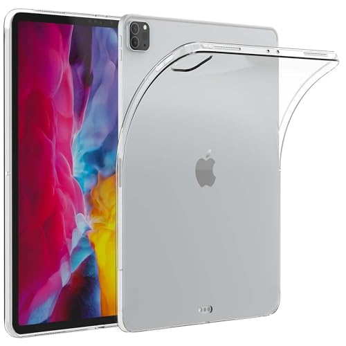 Asgens Transparente Schutzhülle für iPad Pro 12,9 Zoll 2020, Schutzhülle aus weichem Silikon, TPU, für iPad Pro 12,9 Zoll 2020, Modell A2229/A2233/A2069/A2232 von Asgens