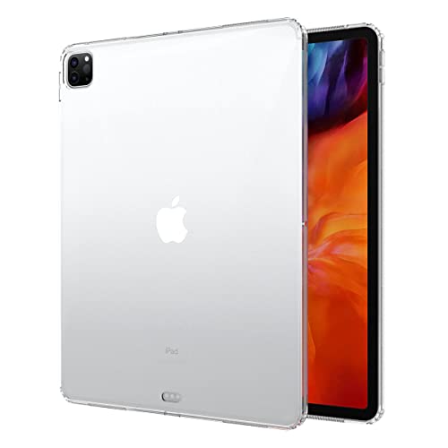 Asgens iPad Pro 12.9'' 2022 Klare Hülle, Dünnes Schlank Silikon Sanft TPU Stoßfest Tablette Computer Hülle Für Apple iPad Pro 12.9 Zoll 2022 Modelle A2437 / A2764 / A2766 von Asgens