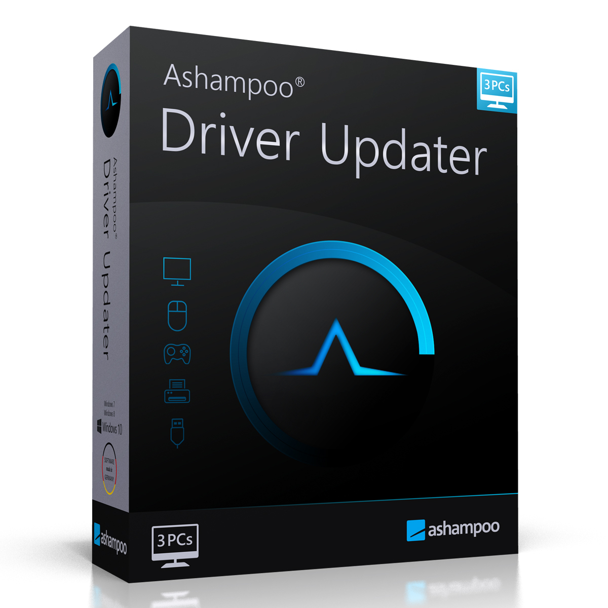 ASHAMPOO Driver Updater 1 Jahr 3 Geräte von Ashampoo