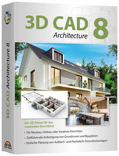 Ashampoo 81102 3D CAD 8 Architecture Vollversion, 1 Lizenz CAD-Software von Ashampoo