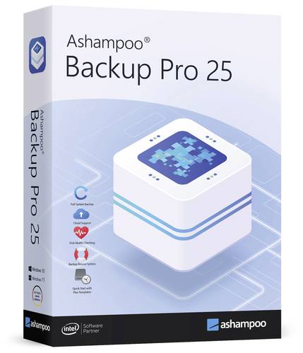 Ashampoo Backup Pro 25 Vollversion, 1 Lizenz Windows Backup-Software von Ashampoo