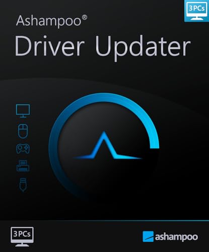 Ashampoo Driver Updater - Aktuelle Treiber für ein schnelleres und stabileres System | 1 Gerät | 1 Benutzer | PC Aktivierungscode per Email von Ashampoo