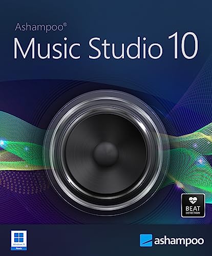 Ashampoo Music Studio 10 - Musikprogramm zum Bearbeiten, Konvertieren und Mixen von Audio-Dateien | 1 Gerät | 1 Benutzer | PC Aktivierungscode per Email von Ashampoo