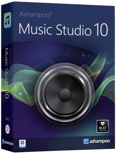 Ashampoo Music Studio 10 Vollversion, 1 Lizenz Windows Musik-Software von Ashampoo
