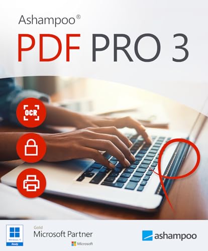 Ashampoo PDF Pro 3 - PDF-Editor zum Bearbeiten, Konvertieren, Zusammenfügen und Erzeugen von PDF | 1 Gerät | 1 Benutzer | PC Aktivierungscode per Email von Ashampoo