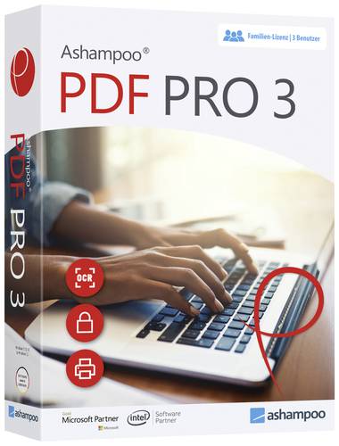 Ashampoo PDF Pro 3 Vollversion, 1 Lizenz Windows PDF-Software von Ashampoo