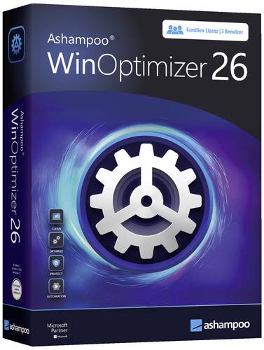 Ashampoo WinOptimizer 26 Vollversion, 3 Lizenzen Windows Systemoptimierung von Ashampoo