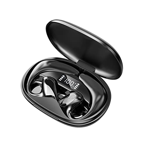 Ashikoi 5.1 Bluetooth-Kopfhörer mit Luftleitung, Geräuschunterdrückung, Sport, ohne Ohrbügel, wasserdicht, mit Mikrofon, Ohrhaken, Kopfhörer von Ashikoi
