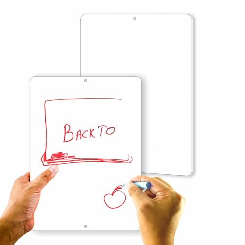 Ashoaza 2 Aluminium Whiteboard Set, trocken abwischbar, 25,4 X 17,8 cm, ideal für Lehrer, Studenten, Kinder, Klassenzimmer, wiederverwendbar, langlebig, tragbar, einseitiges Whiteboard Ashoaza 2 Aluminium Whiteboard Set, trocken abwischbar, 25,4 X 17,8 cm, ideal für Lehrer, Studenten, Kinder, Klassenzimmer, wiederverwendbar, langlebig, tragbar, einseitiges Whiteboard von Ashoaza