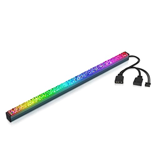 AsiaHorse PC ARGB Lichtleiste für Mainboards, 5V 3Pin Gaming Strip für PC Gehäuse, Magnetische RGB LED Strip Kompatibel mit Aura SYNC/Gigabyte RGB Fusion/MSI Mystic Light Sync, Augen Schützen, 28CM von AsiaHorse