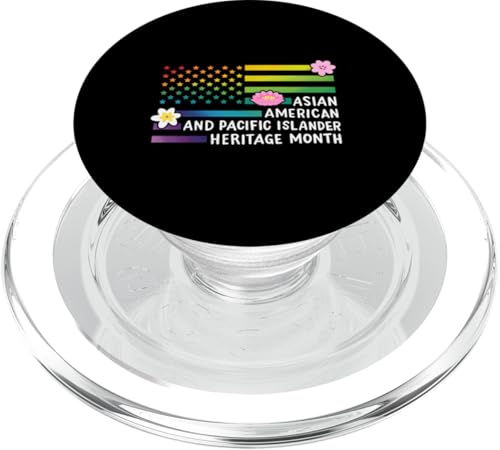 Asiatische amerikanische und pazifische Inselbewohner Monat, US-Flagge PopSockets PopGrip für MagSafe Asiatische amerikanische und pazifische Inselbewohner Monat, US-Flagge PopSockets PopGrip für MagSafe von Asian American Pacific Islander Month AAPI Gifts