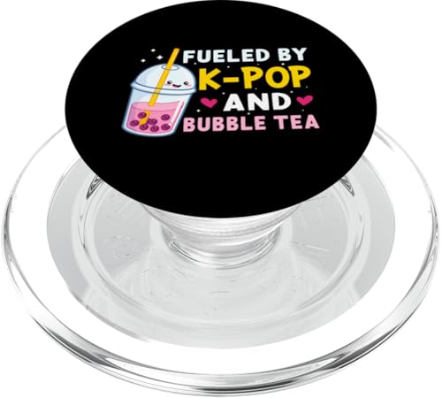 Angetrieben von K-Pop und Bubble Tea Anime PopSockets PopGrip für MagSafe Angetrieben von K-Pop und Bubble Tea Anime PopSockets PopGrip für MagSafe von Asian And Japanese Art And Entertainment