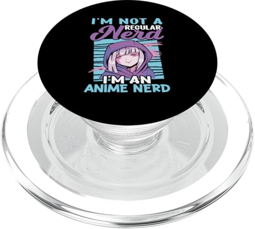 Anime Nerd Design für Mädchen PopSockets PopGrip für MagSafe Anime Nerd Design für Mädchen PopSockets PopGrip für MagSafe von Asian And Japanese Art And Entertainment