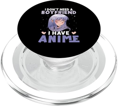 Ich brauche keinen Freund, ich habe Anime PopSockets PopGrip für MagSafe Ich brauche keinen Freund, ich habe Anime PopSockets PopGrip für MagSafe von Asian And Japanese Art And Entertainment