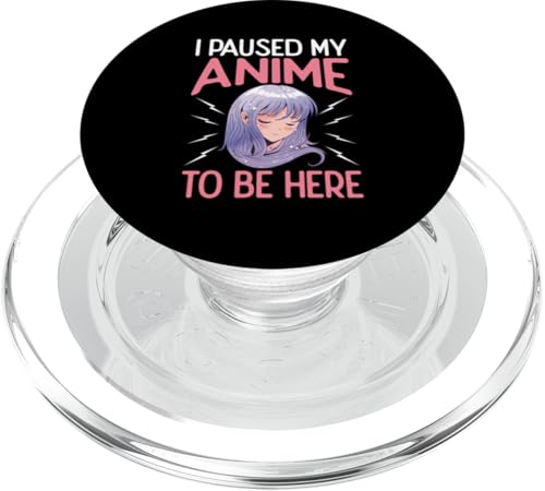 Ich habe meinen Anime angehalten, um hier zu sein PopSockets PopGrip für MagSafe Ich habe meinen Anime angehalten, um hier zu sein PopSockets PopGrip für MagSafe von Asian And Japanese Art And Entertainment