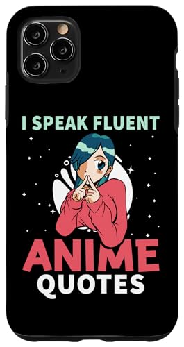 Ich spreche fließend Anime-Zitate Hülle für iPhone 11 Pro Max Ich spreche fließend Anime-Zitate Hülle für iPhone 11 Pro Max von Asian And Japanese Art And Entertainment
