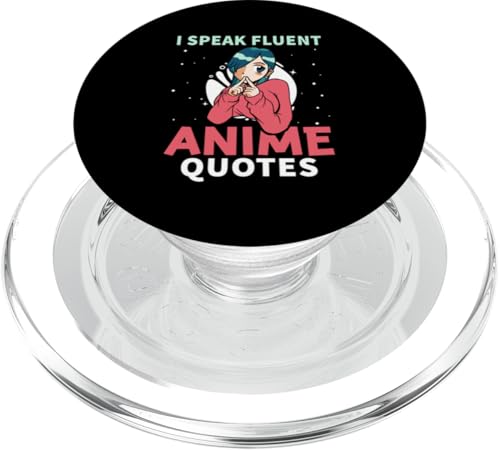Ich spreche fließend Anime-Zitate PopSockets PopGrip für MagSafe Ich spreche fließend Anime-Zitate PopSockets PopGrip für MagSafe von Asian And Japanese Art And Entertainment