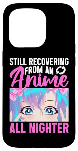 Immer noch erholt sich von einem Anime All Nighter Hülle für iPhone 15 Pro Immer noch erholt sich von einem Anime All Nighter Hülle für iPhone 15 Pro von Asian And Japanese Art And Entertainment