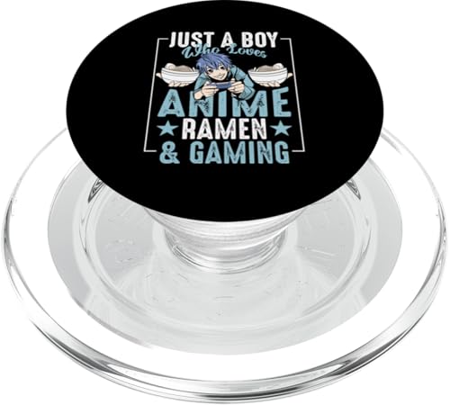 Nur ein Junge, der Anime, Ramen und Gaming liebt PopSockets PopGrip für MagSafe von Asian And Japanese Art And Entertainment
