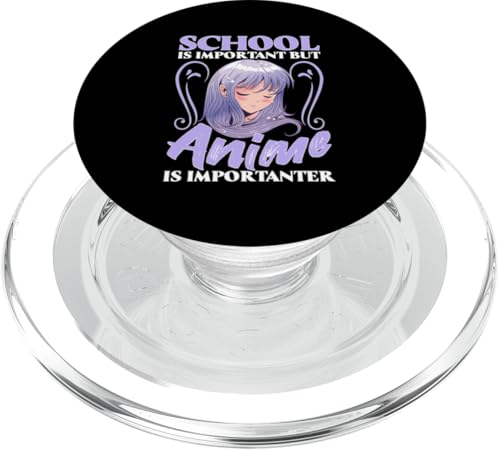 Schule ist wichtig, aber Anime ist wichtig PopSockets PopGrip für MagSafe Schule ist wichtig, aber Anime ist wichtig PopSockets PopGrip für MagSafe von Asian And Japanese Art And Entertainment