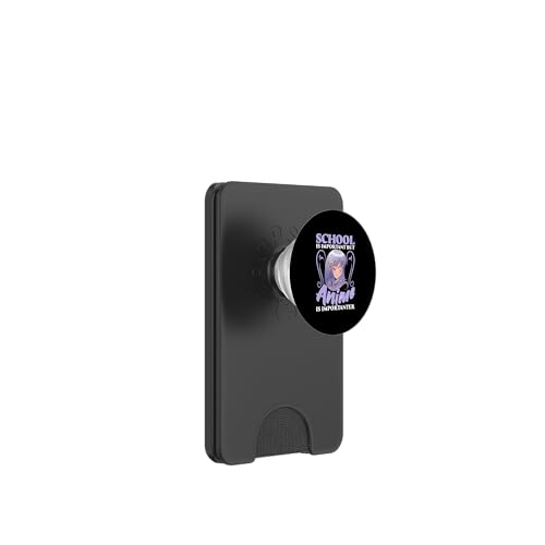 Schule ist wichtig, aber Anime ist wichtig PopSockets PopWallet für MagSafe Schule ist wichtig, aber Anime ist wichtig PopSockets PopWallet für MagSafe von Asian And Japanese Art And Entertainment