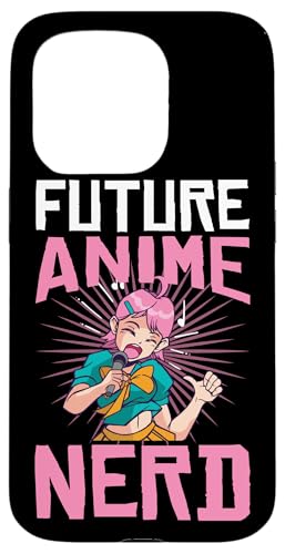 Zukünftiger Anime-Nerd-Karaoke Hülle für iPhone 15 Pro Zukünftiger Anime-Nerd-Karaoke Hülle für iPhone 15 Pro von Asian And Japanese Art And Entertainment