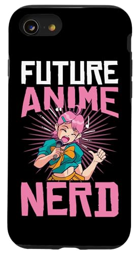 Zukünftiger Anime-Nerd-Karaoke Hülle für iPhone SE (2020) / 7 / 8 von Asian And Japanese Art And Entertainment
