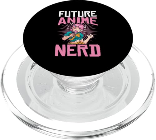 Zukünftiger Anime-Nerd-Karaoke PopSockets PopGrip für MagSafe Zukünftiger Anime-Nerd-Karaoke PopSockets PopGrip für MagSafe von Asian And Japanese Art And Entertainment