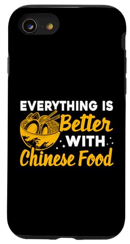 Alles ist besser mit chinesischem Essen Hülle für iPhone SE (2020) / 7 / 8 von Asian And Japanese Food Loving Designs