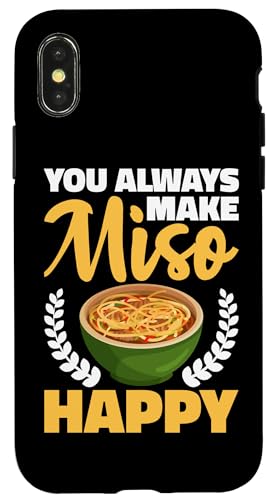 Du machst Miso immer glücklich Hülle für iPhone X/XS Du machst Miso immer glücklich Hülle für iPhone X/XS von Asian And Japanese Food Loving Designs